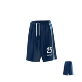 Basketball Shorts Stripes - Navy